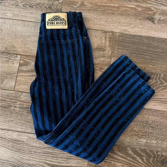 Marc Jacobs Denim - Marc Jacobs stovepipe striped jeans size 25